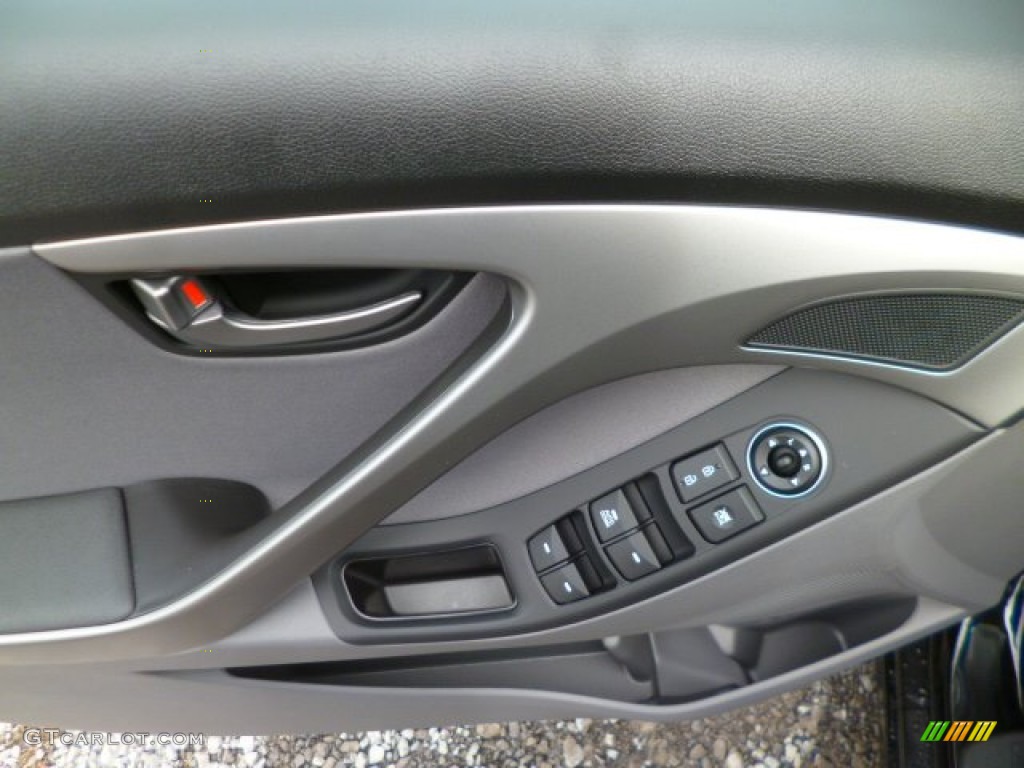 2014 Elantra SE Sedan - Black / Gray photo #17
