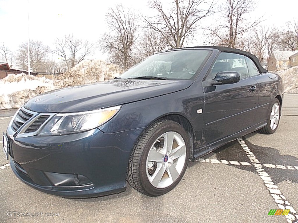 2011 9-3 2.0T Convertible - Nocturne Blue Metallic / Black photo #1