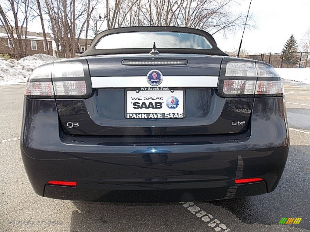 2011 9-3 2.0T Convertible - Nocturne Blue Metallic / Black photo #4