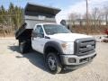 Oxford White - F550 Super Duty XL Regular Cab 4x4 Dump Truck Photo No. 2