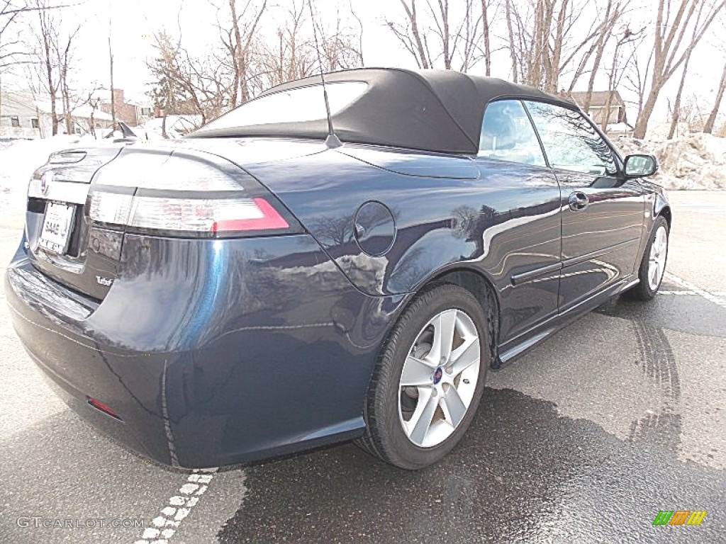 2011 9-3 2.0T Convertible - Nocturne Blue Metallic / Black photo #5