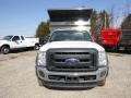 Oxford White - F550 Super Duty XL Regular Cab 4x4 Dump Truck Photo No. 3