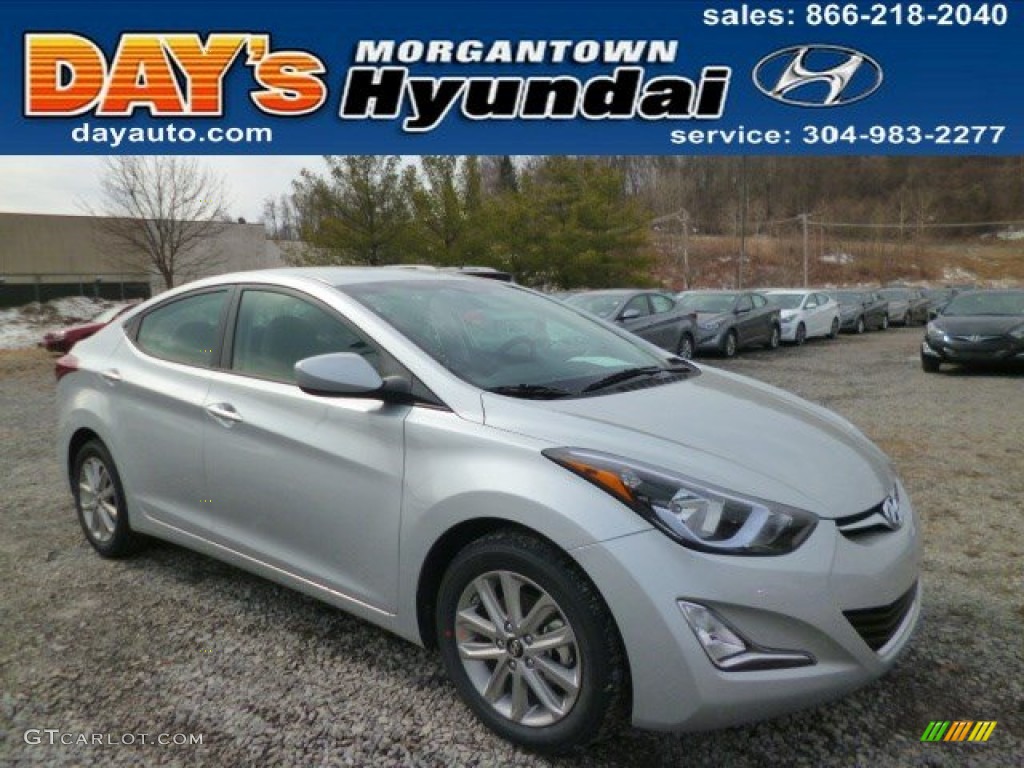 2014 Elantra SE Sedan - Silver / Gray photo #1