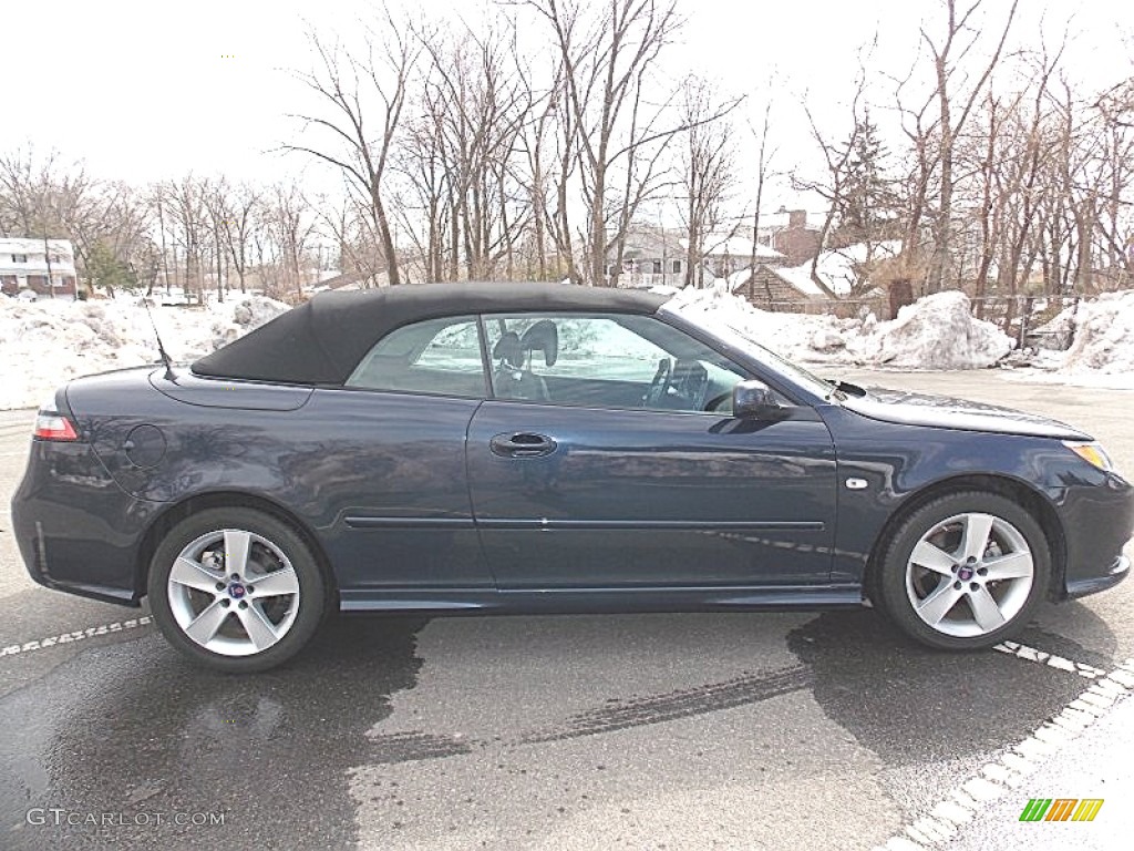 2011 9-3 2.0T Convertible - Nocturne Blue Metallic / Black photo #6