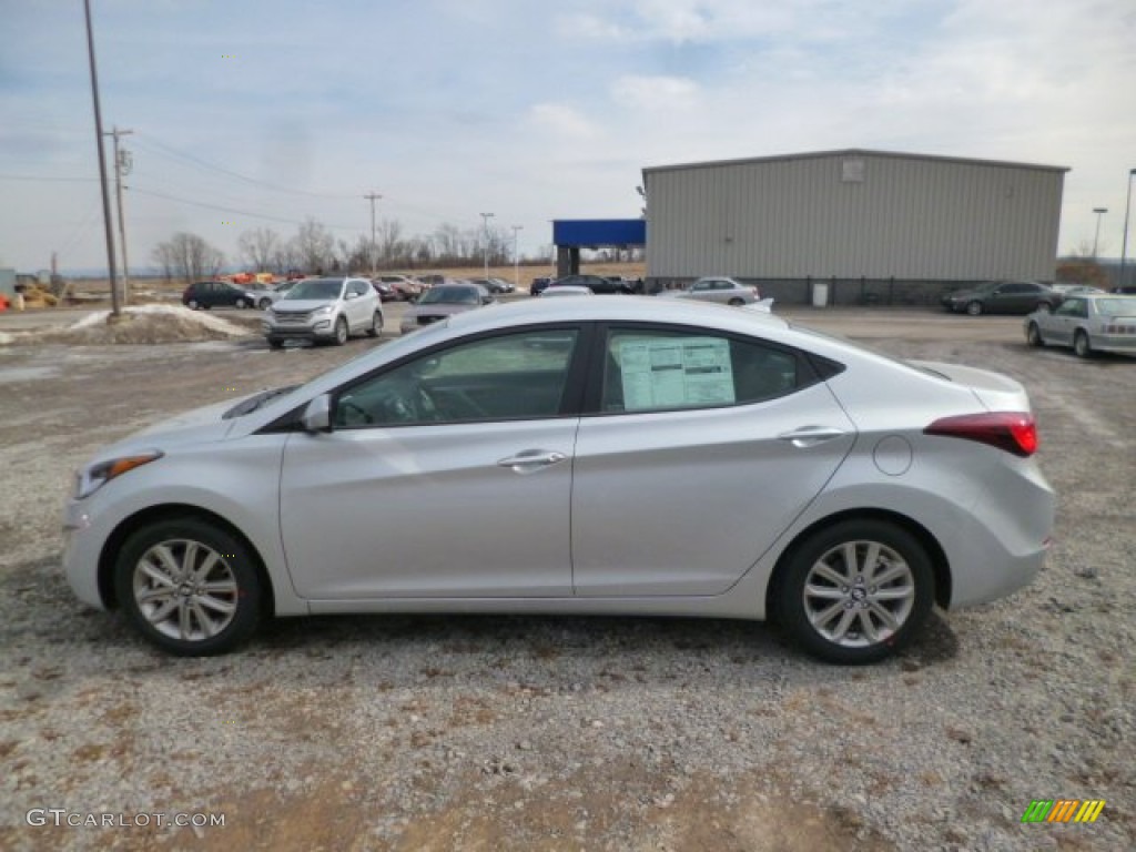 2014 Elantra SE Sedan - Silver / Gray photo #4