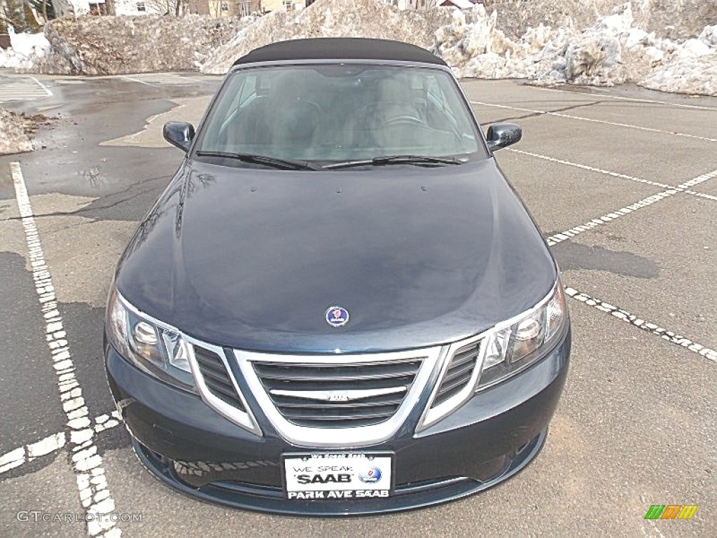 2011 9-3 2.0T Convertible - Nocturne Blue Metallic / Black photo #9