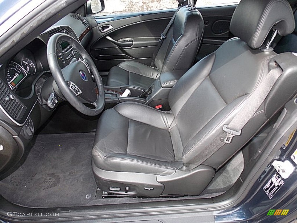 2011 9-3 2.0T Convertible - Nocturne Blue Metallic / Black photo #13