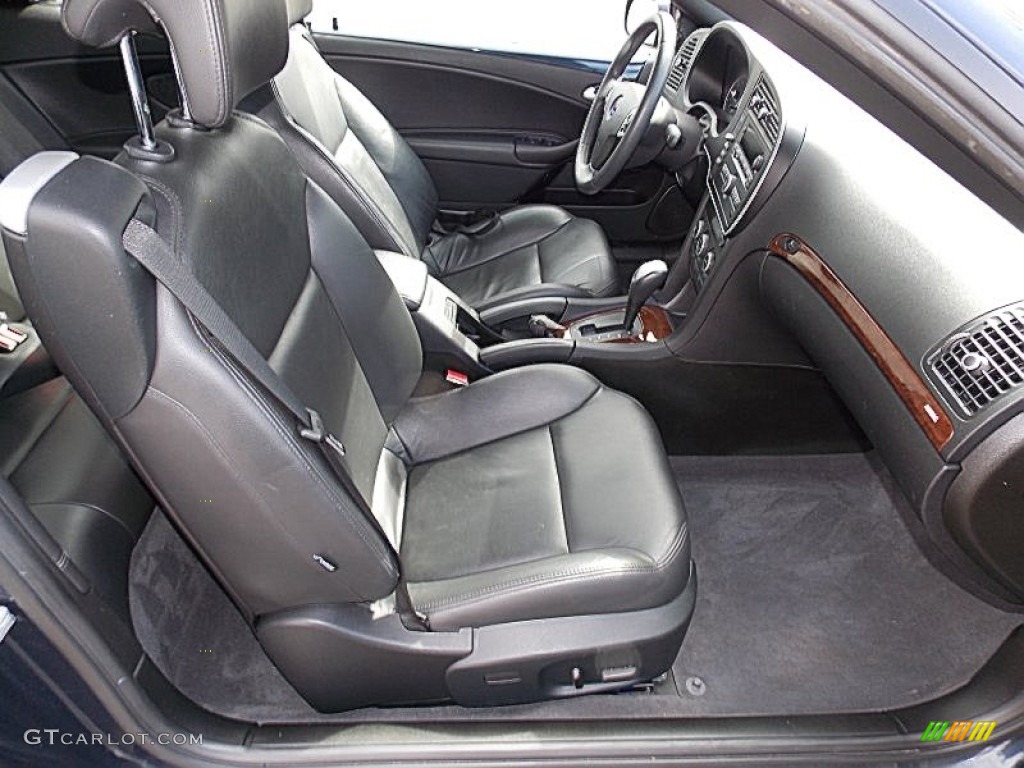 2011 9-3 2.0T Convertible - Nocturne Blue Metallic / Black photo #17