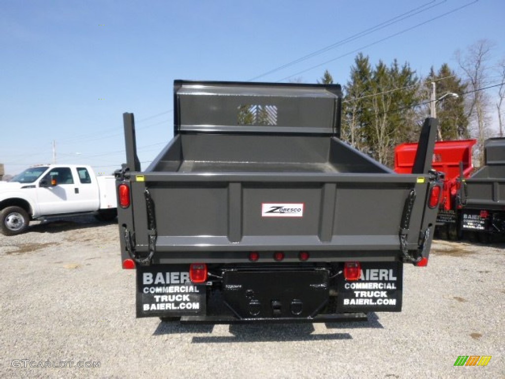 2014 F350 Super Duty XL Regular Cab 4x4 Dump Truck - Oxford White / Steel photo #7