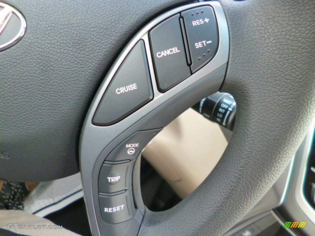 2014 Elantra SE Sedan - Black / Beige photo #18