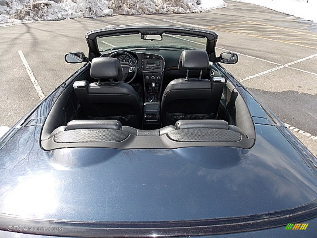 2011 9-3 2.0T Convertible - Nocturne Blue Metallic / Black photo #28