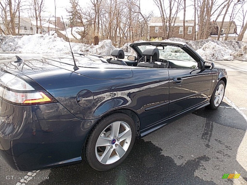 2011 9-3 2.0T Convertible - Nocturne Blue Metallic / Black photo #29