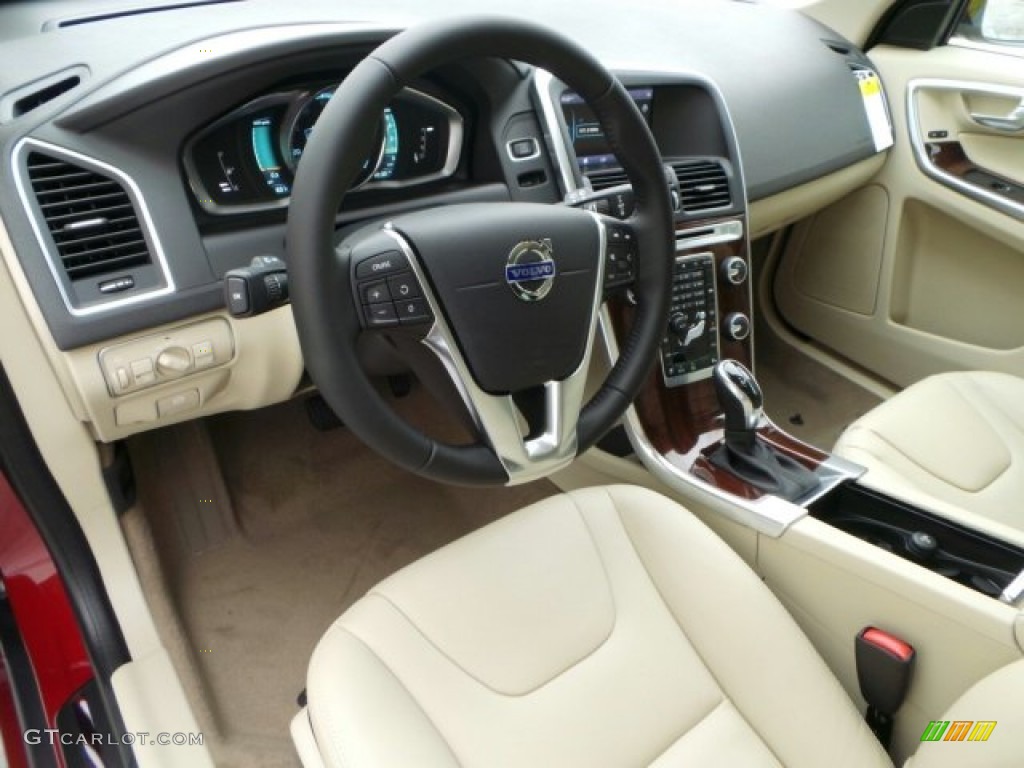 Soft Beige Interior 2015 Volvo XC60 T5 Drive-E Photo #91058580