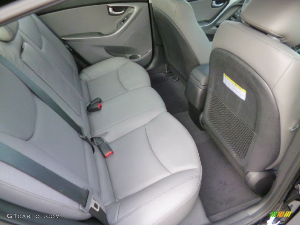 2014 Elantra Limited Sedan - Black / Gray photo #12