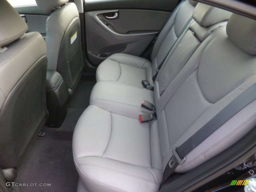 2014 Elantra Limited Sedan - Black / Gray photo #13