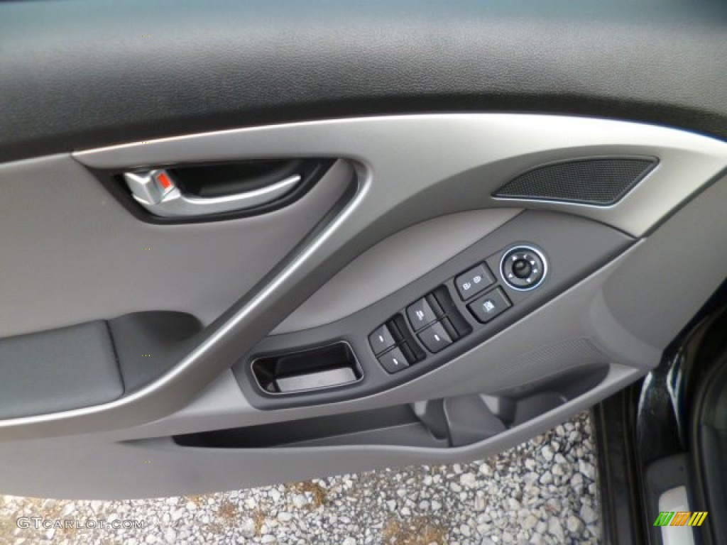 2014 Elantra Limited Sedan - Black / Gray photo #17