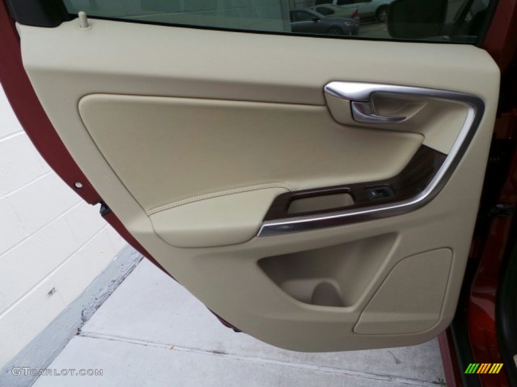 2015 Volvo XC60 T5 Drive-E Soft Beige Door Panel Photo #91058839