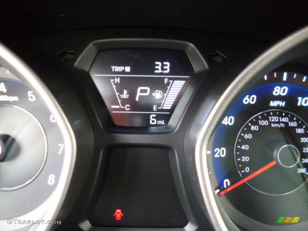 2014 Elantra Limited Sedan - Black / Gray photo #20