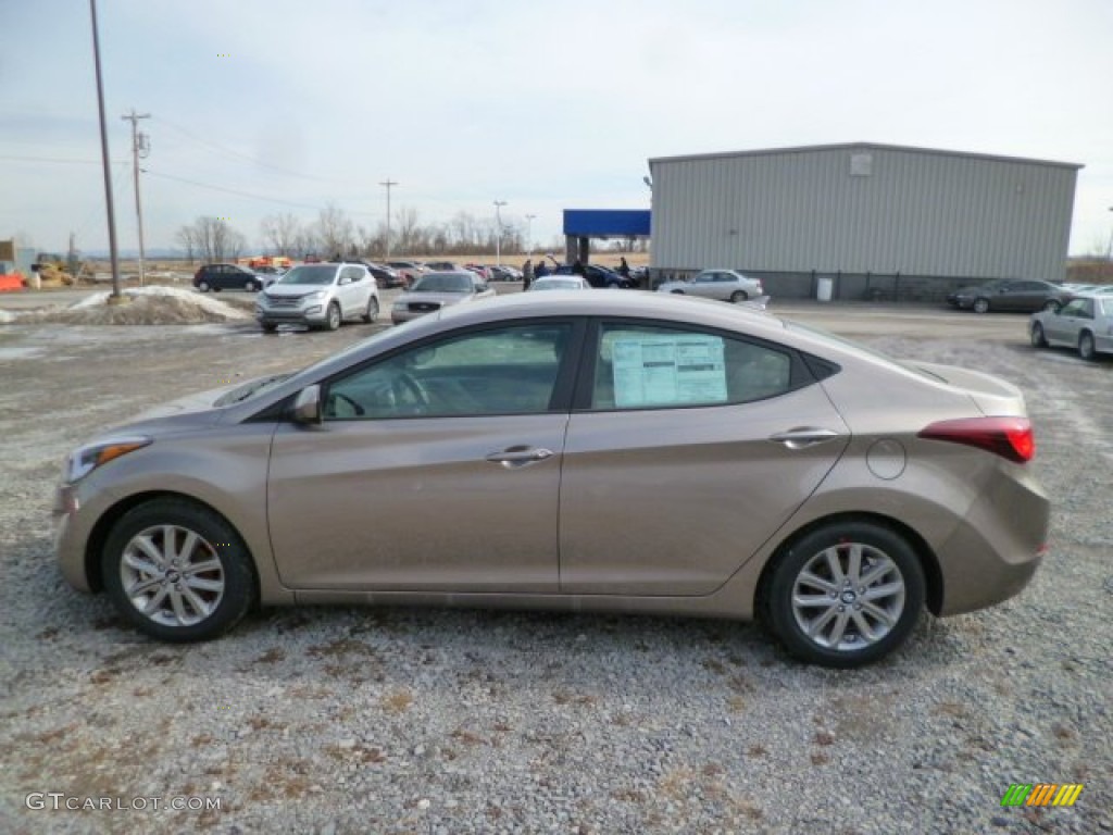 2014 Elantra SE Sedan - Bronze / Beige photo #4