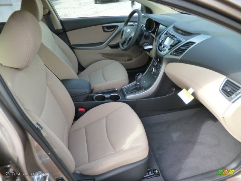 2014 Elantra SE Sedan - Bronze / Beige photo #10