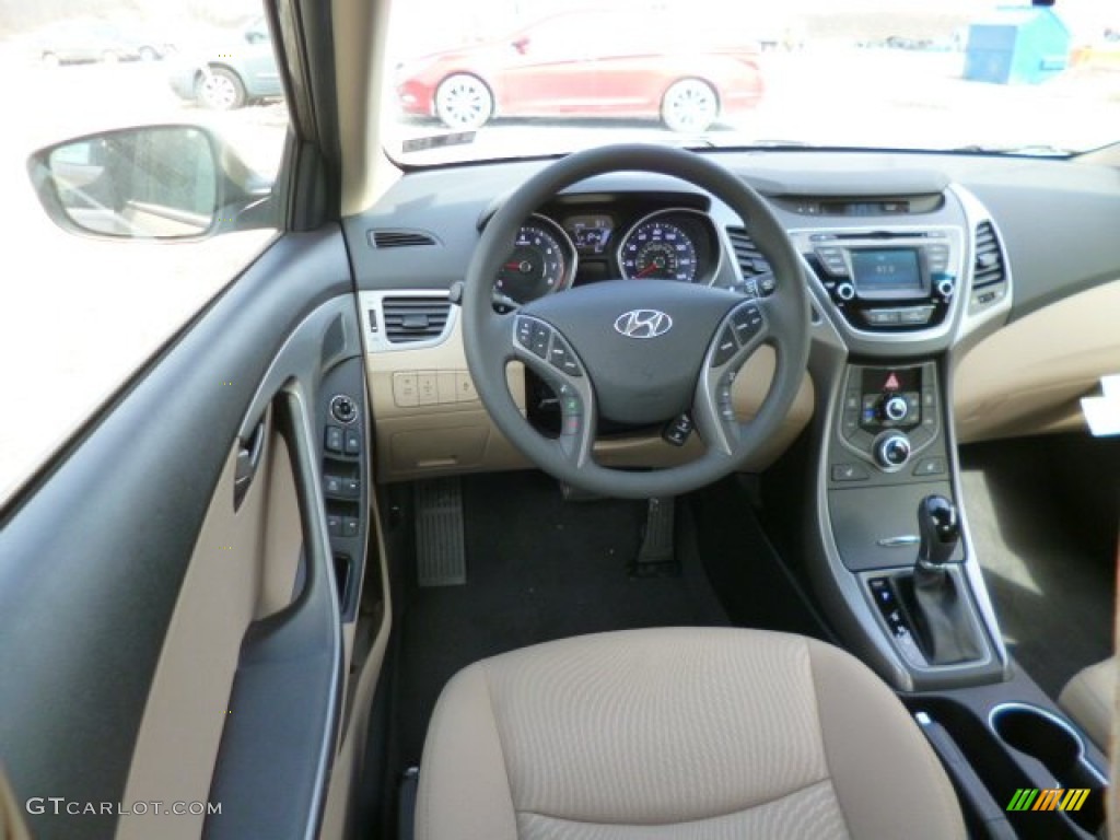 2014 Elantra SE Sedan - Bronze / Beige photo #14