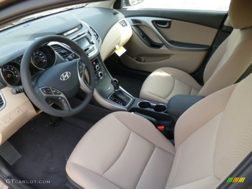 2014 Elantra SE Sedan - Bronze / Beige photo #16