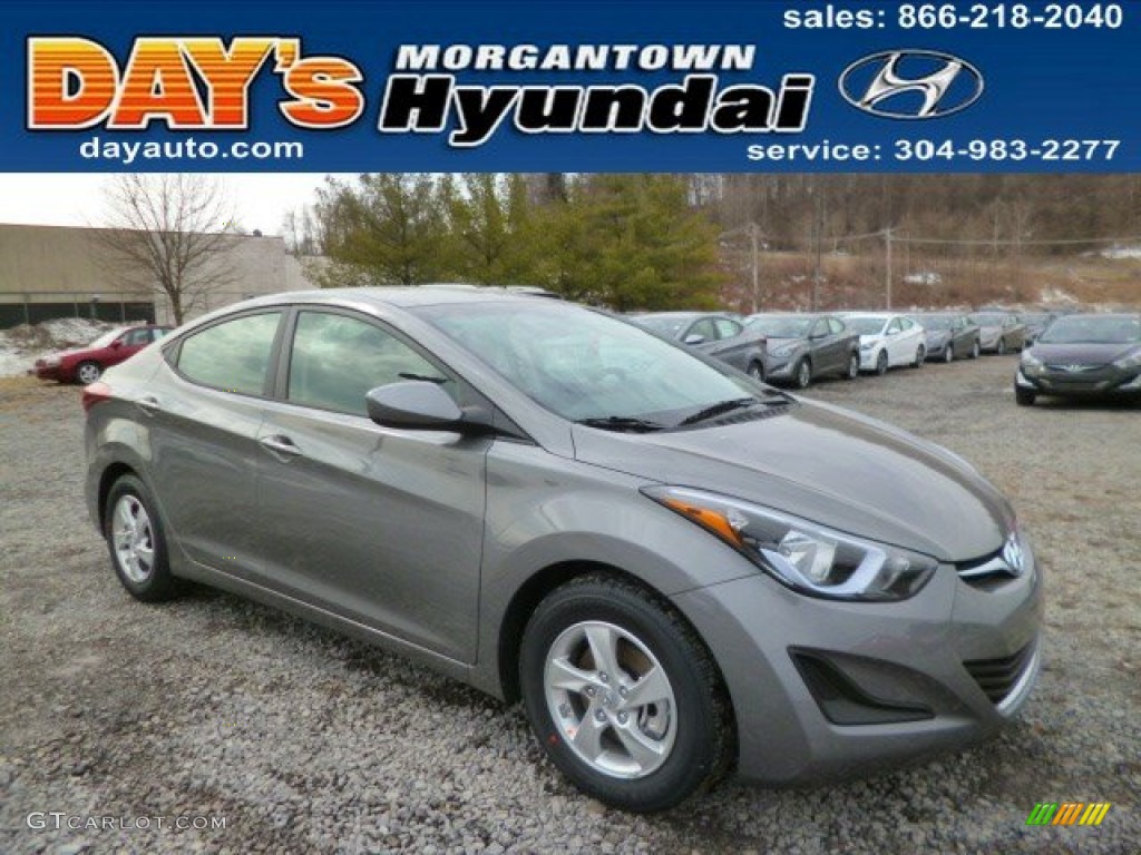 Gray Hyundai Elantra