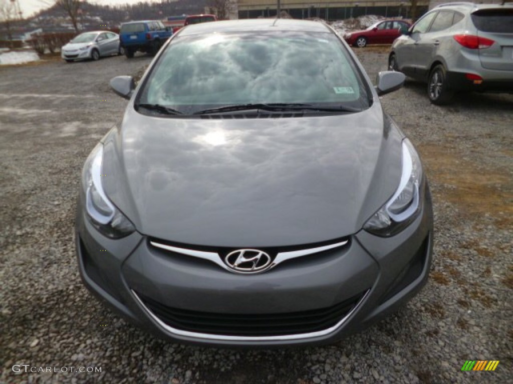 2014 Elantra SE Sedan - Gray / Gray photo #2
