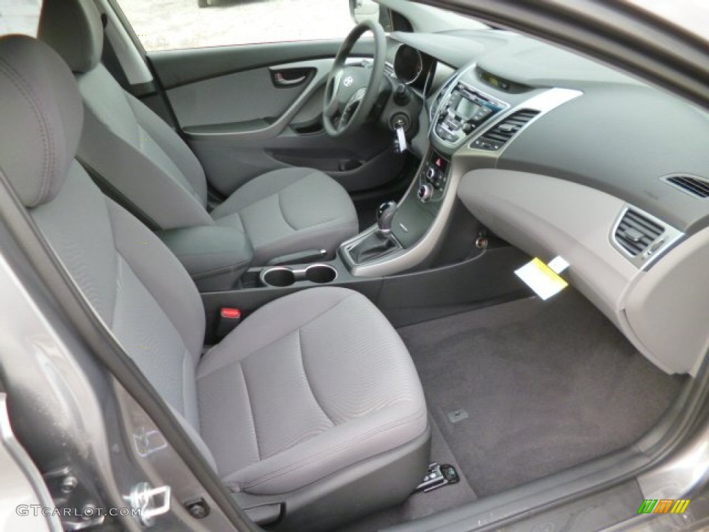 2014 Elantra SE Sedan - Gray / Gray photo #10