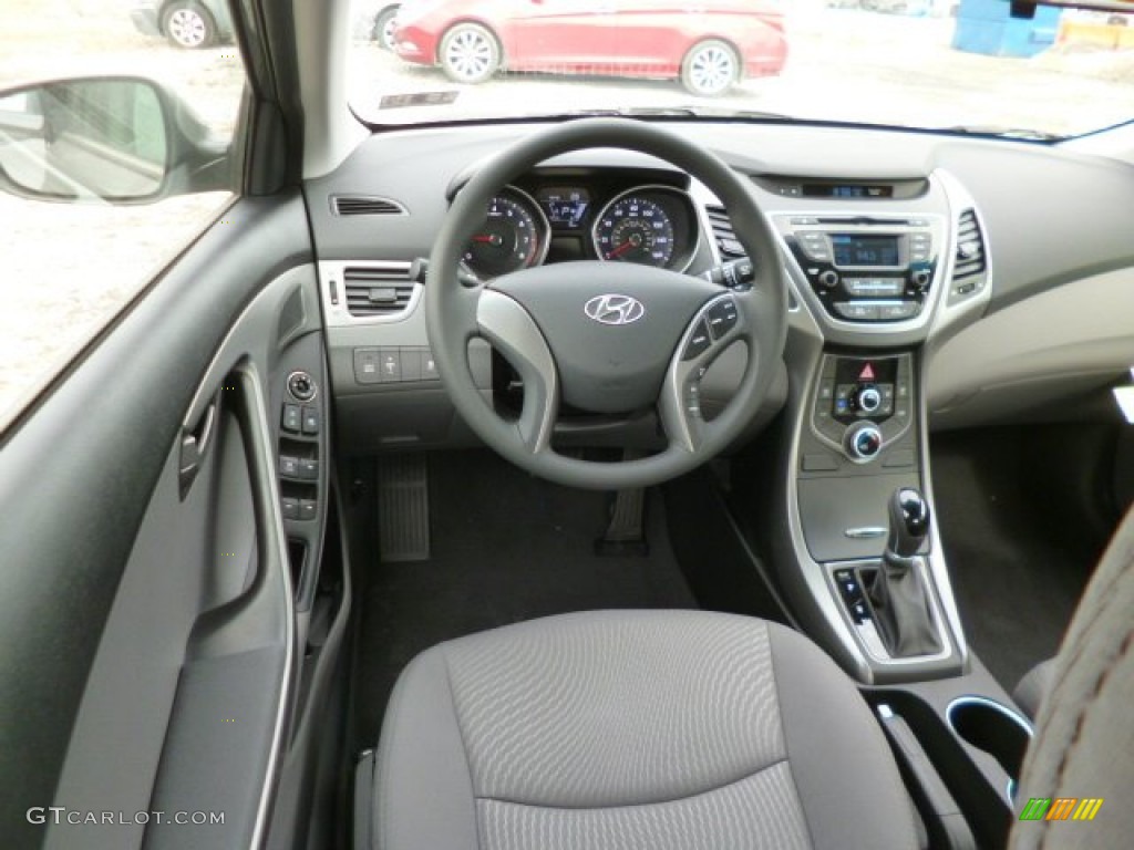 2014 Elantra SE Sedan - Gray / Gray photo #14