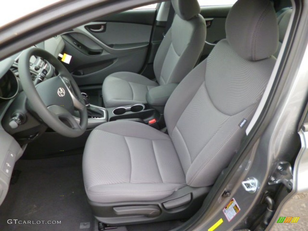 2014 Elantra SE Sedan - Gray / Gray photo #15