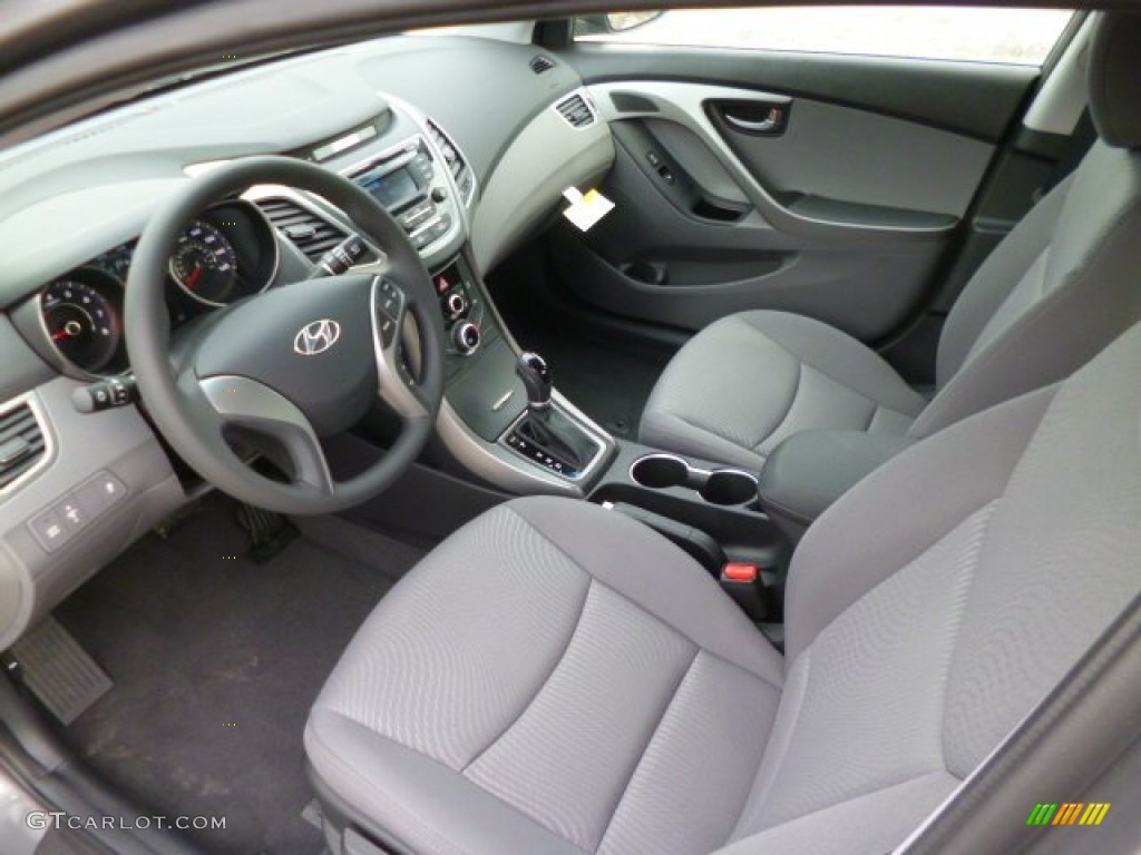 2014 Elantra SE Sedan - Gray / Gray photo #16