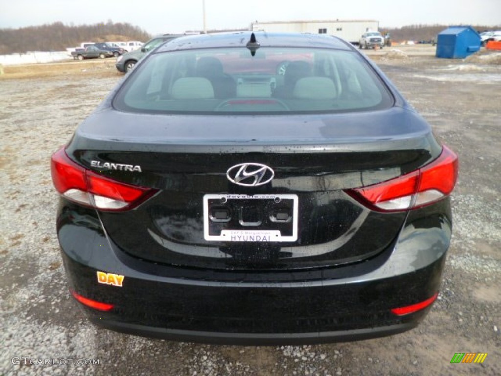 2014 Elantra SE Sedan - Black / Gray photo #6