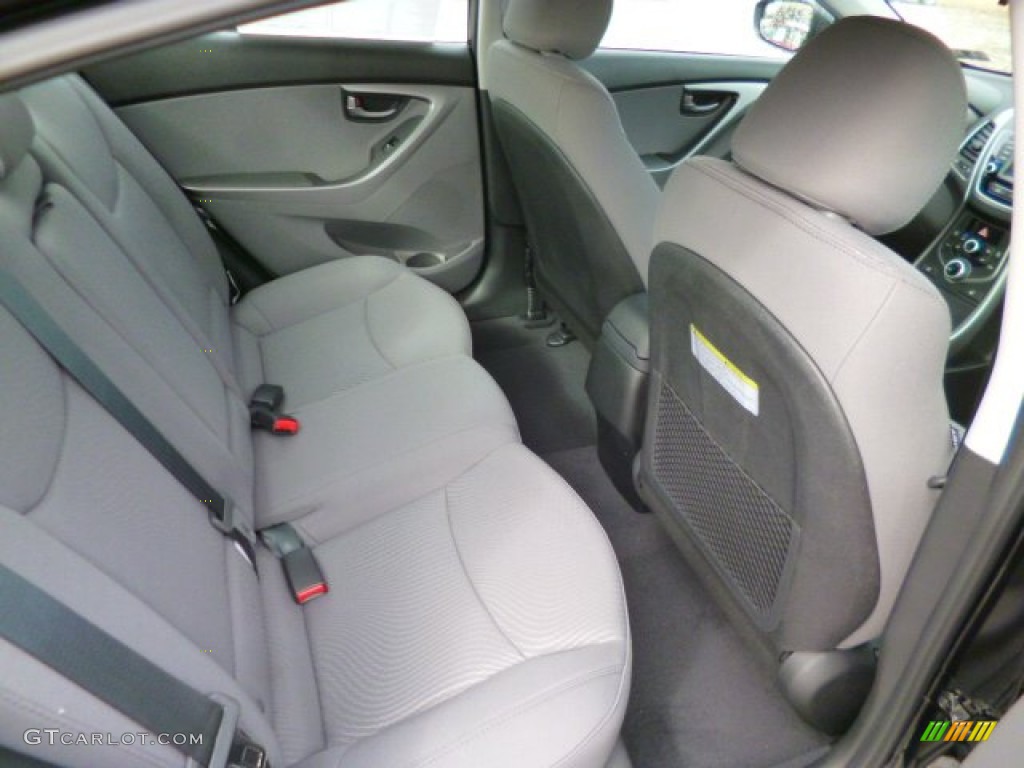 2014 Elantra SE Sedan - Black / Gray photo #12