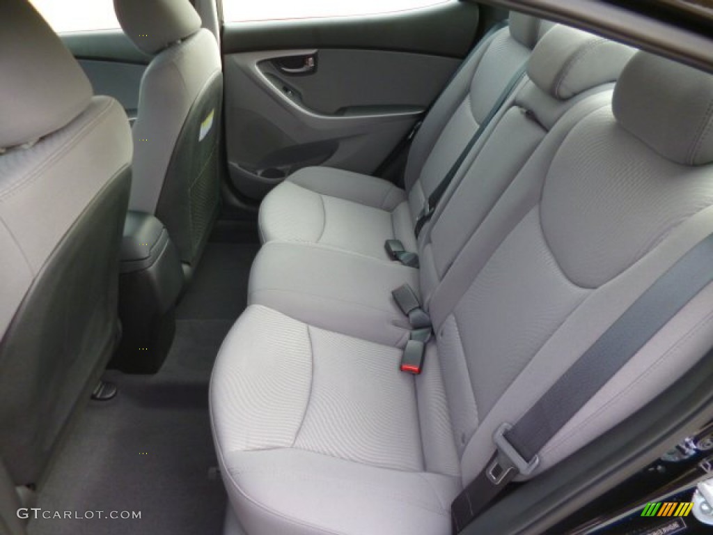 2014 Elantra SE Sedan - Black / Gray photo #13