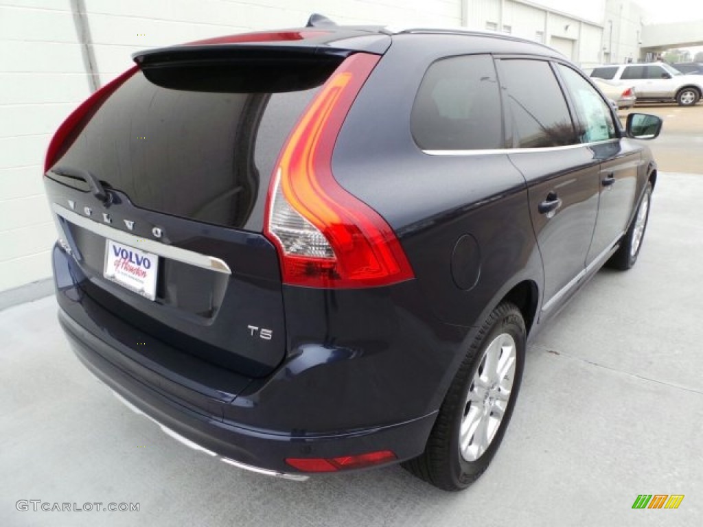 2015 XC60 T5 Drive-E - Caspian Blue Metallic / Soft Beige photo #6