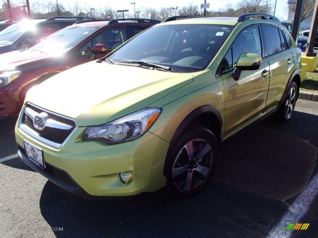 2014 XV Crosstrek Hybrid Touring - Plasma Green / Black photo #1