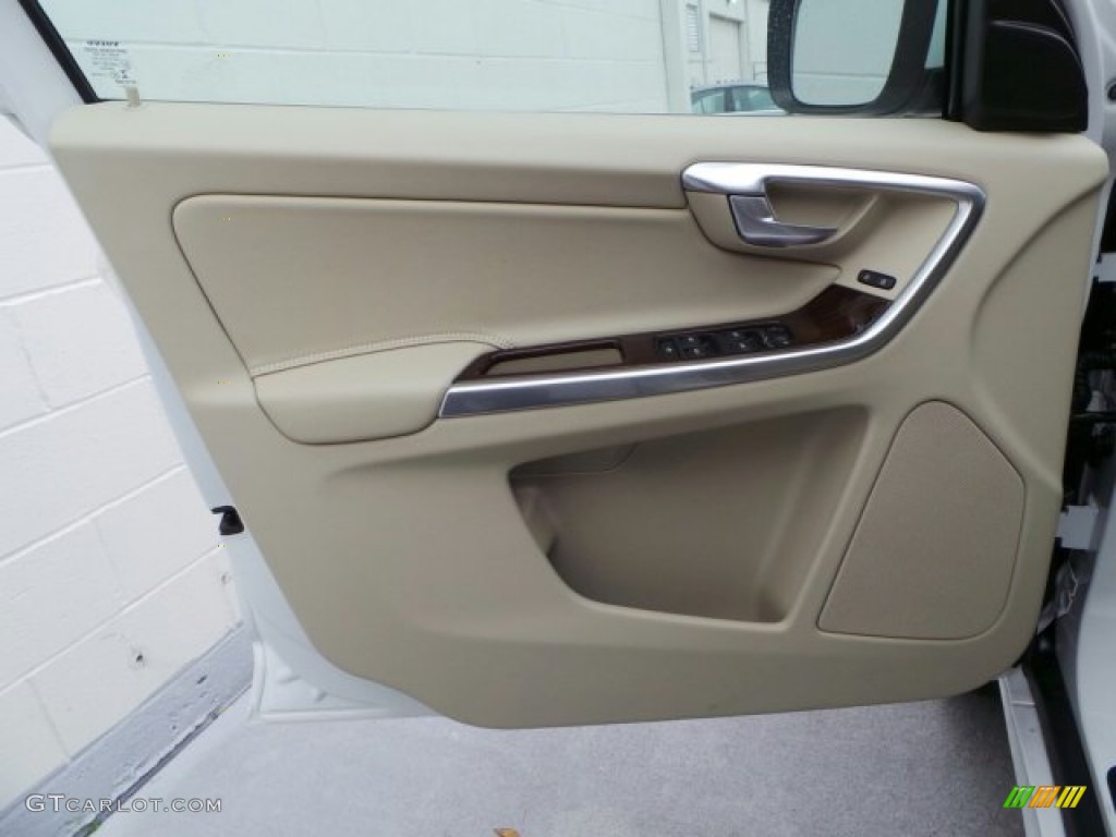 2015 Volvo XC60 T5 Drive-E Soft Beige Door Panel Photo #91061064