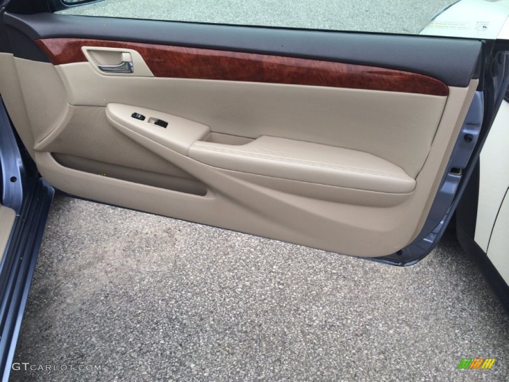 2006 Toyota Solara SLE V6 Convertible Ivory Door Panel Photo #91061318