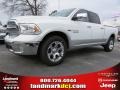 2014 Bright White Ram 1500 Laramie Crew Cab  photo #1