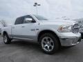 2014 Bright White Ram 1500 Laramie Crew Cab  photo #4