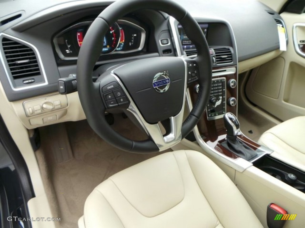 Soft Beige Interior 2015 Volvo XC60 T5 Drive-E Photo #91061703