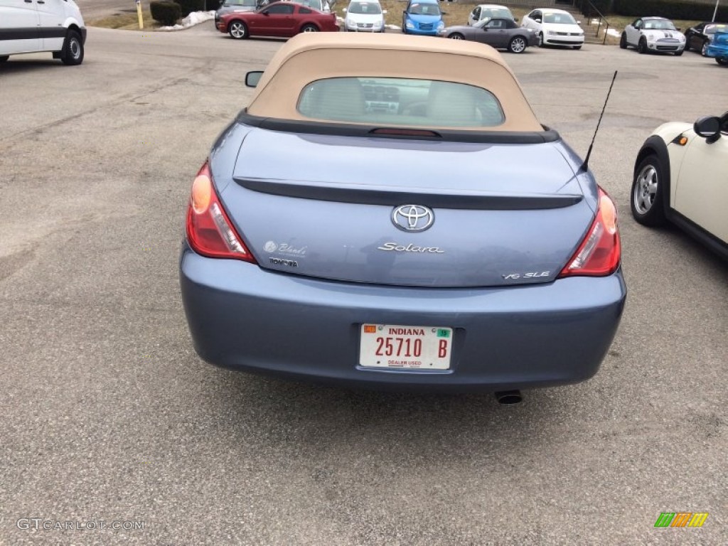 2006 Solara SLE V6 Convertible - Cosmic Blue Metallic / Ivory photo #39