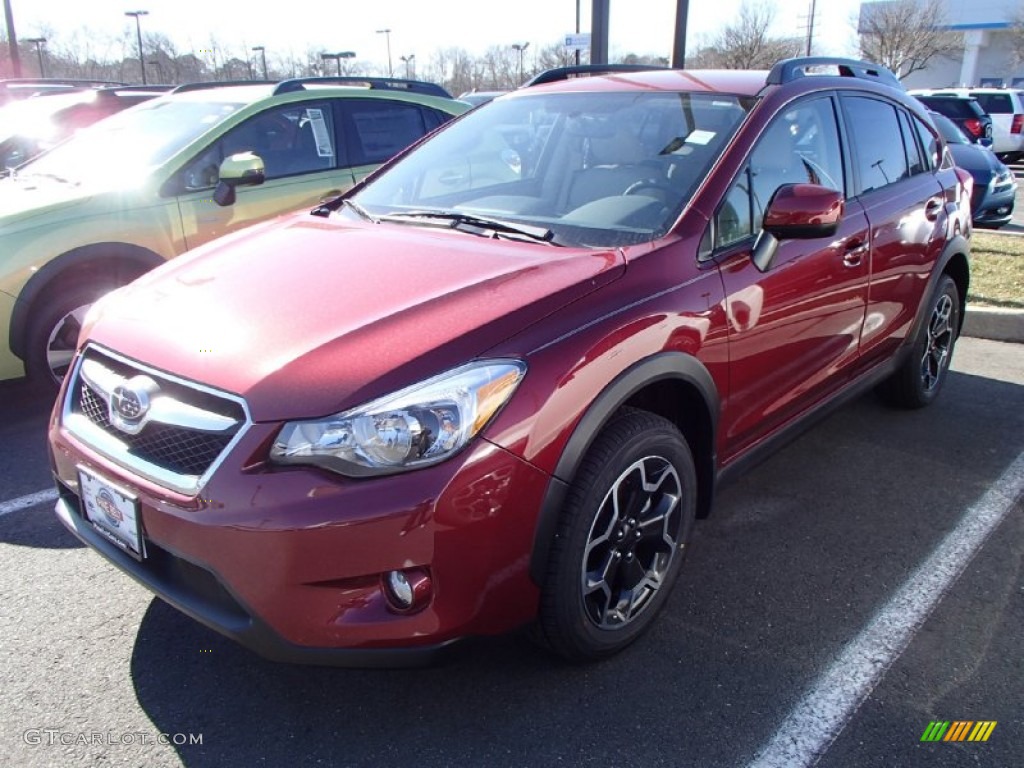 2014 XV Crosstrek 2.0i Limited - Venetian Red Pearl / Ivory photo #1