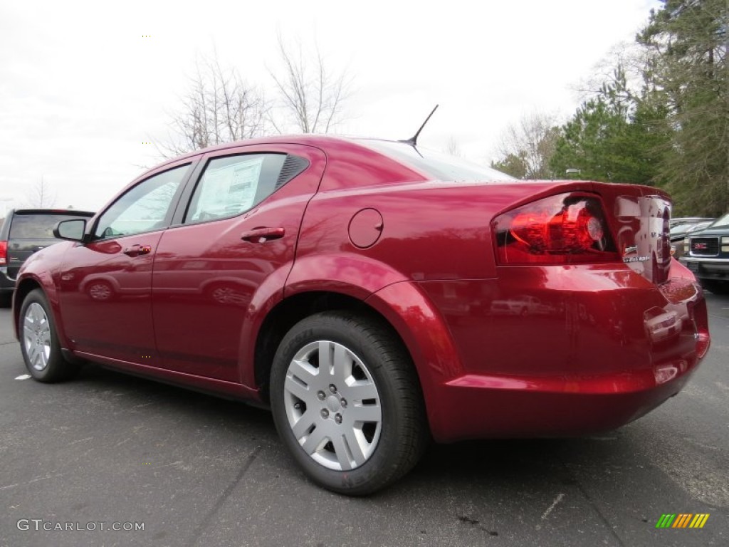 2014 Avenger SE - Deep Cherry Red Crystal Pearl / Black photo #2
