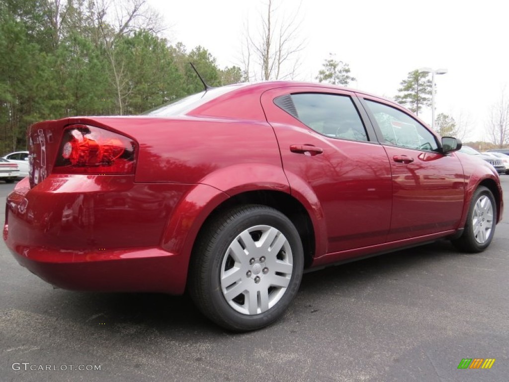 2014 Avenger SE - Deep Cherry Red Crystal Pearl / Black photo #3