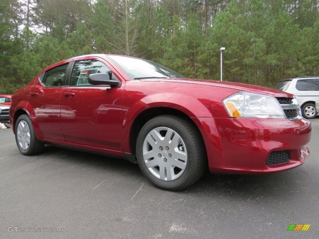 2014 Avenger SE - Deep Cherry Red Crystal Pearl / Black photo #4