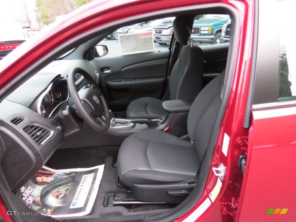 2014 Avenger SE - Deep Cherry Red Crystal Pearl / Black photo #6