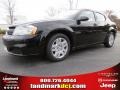 2014 Black Clear Coat Dodge Avenger SE  photo #1