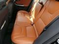 2015 Volvo V60 Beechwood Brown/Off-Black Interior Rear Seat Photo